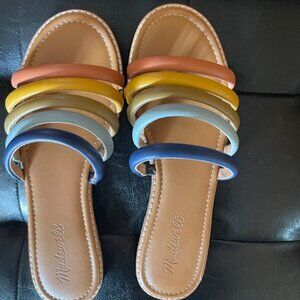 Madewell Colorful Strappy Sandals size 8.5